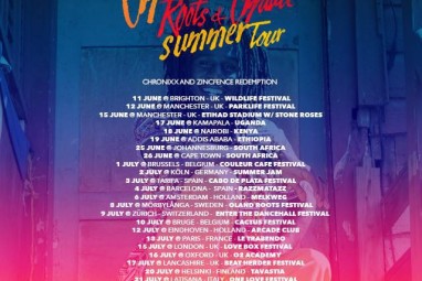 On The Road: Chronixx + Barnz review Roots & Chalice Tour 2016